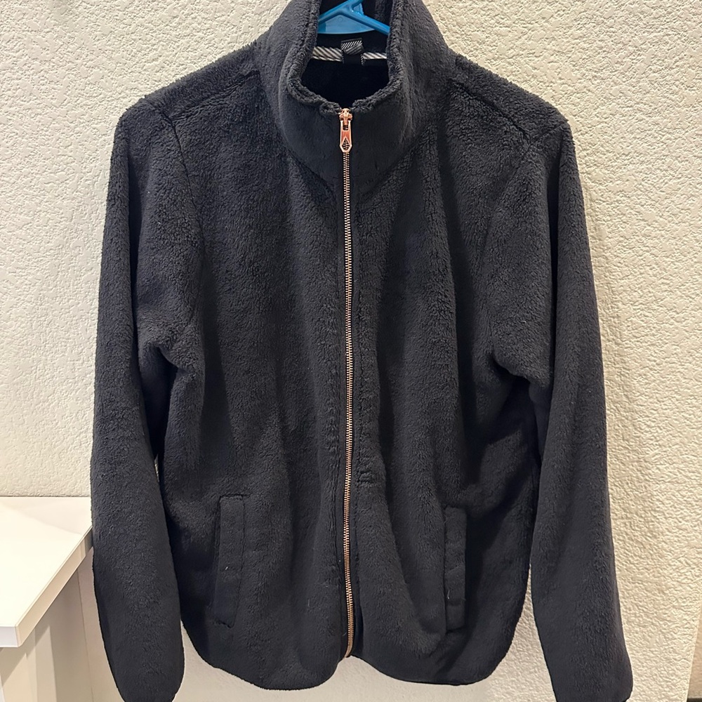 Volcom Black Fleece Sweater Jacket